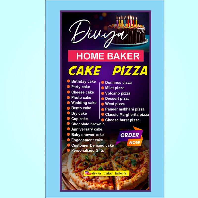 CAKE SHOP BAKERS FLEX BANNER FREE DESIGN CDR