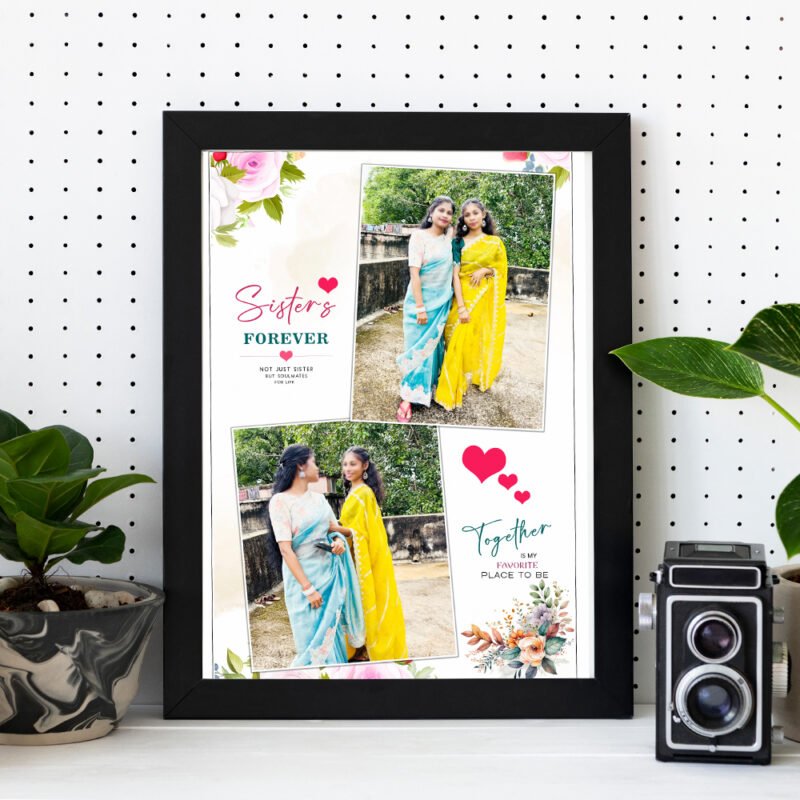 Photo Frame & Collage FREE PSD Template with Fonts 12x18 16x24